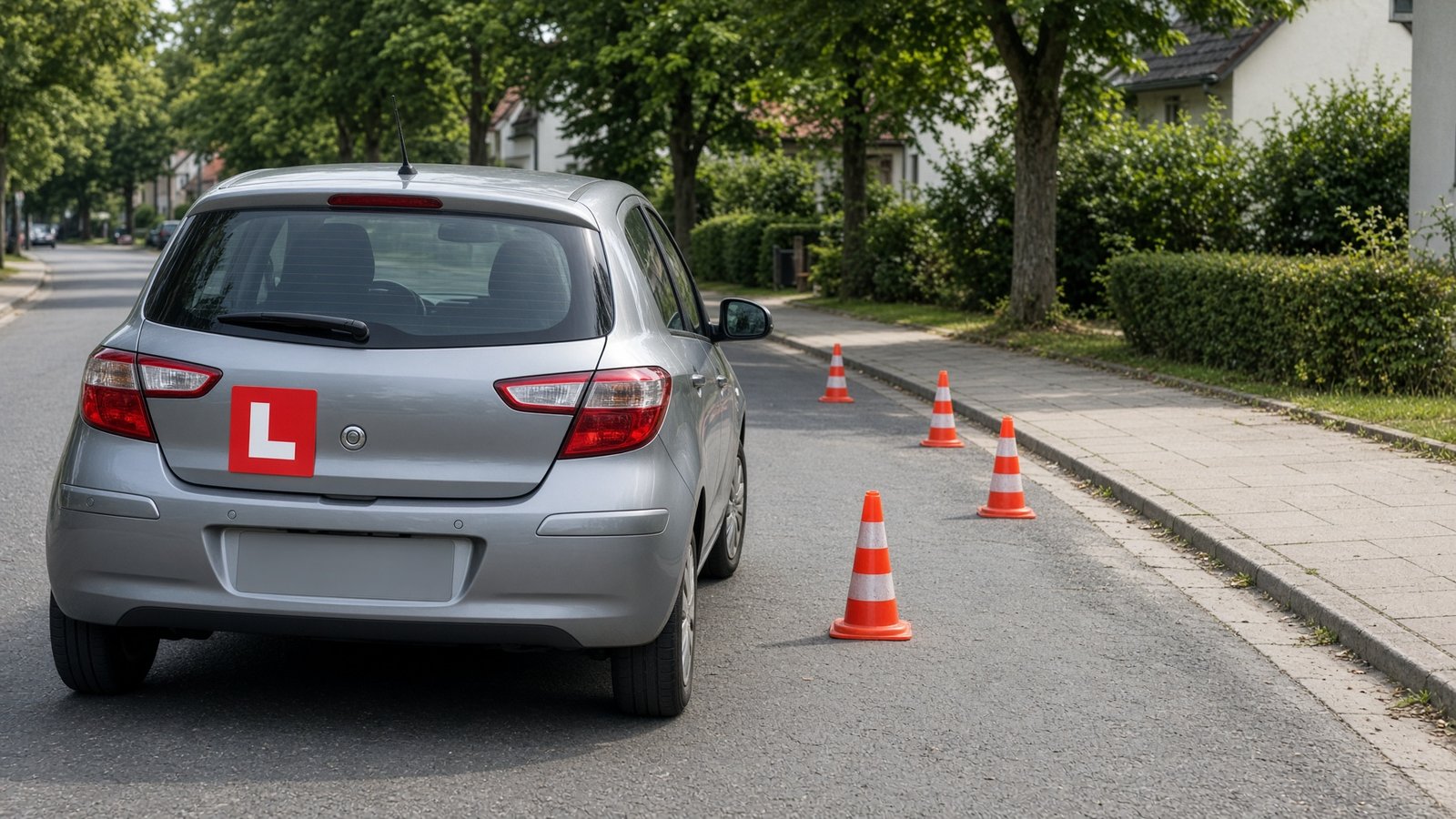Fahrschule – Auto mit Übungsfahrt