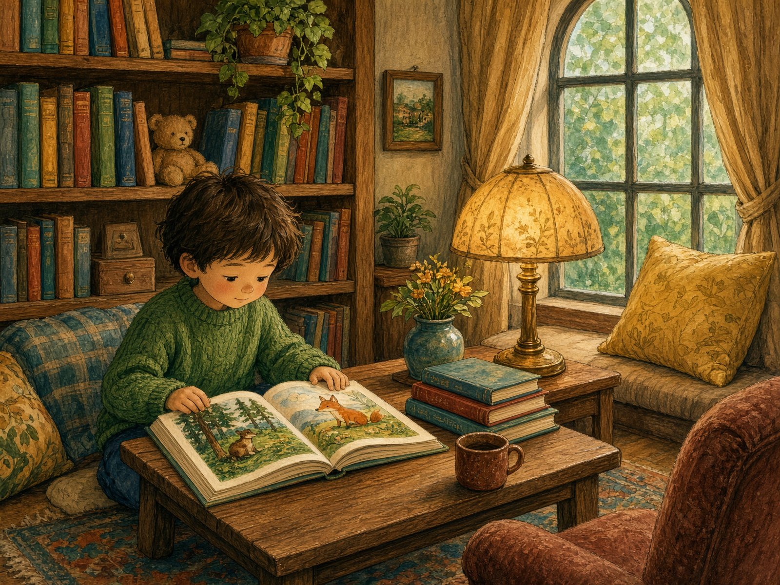 Die Bibliothek nach der Schule – Deutsch lernen mit Geschichte, German story A2 · Für Kinder