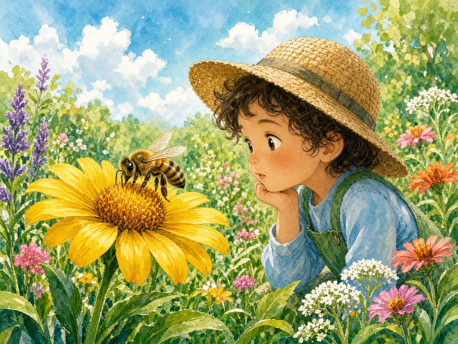 Die Honigbiene – Deutsch lernen mit Geschichte, German story A1 · Für Kinder